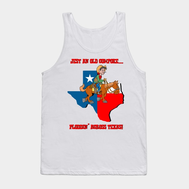 Texas Cowpoke Tank Top by AceToons